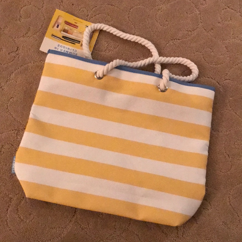 NWT Clinique beach bag